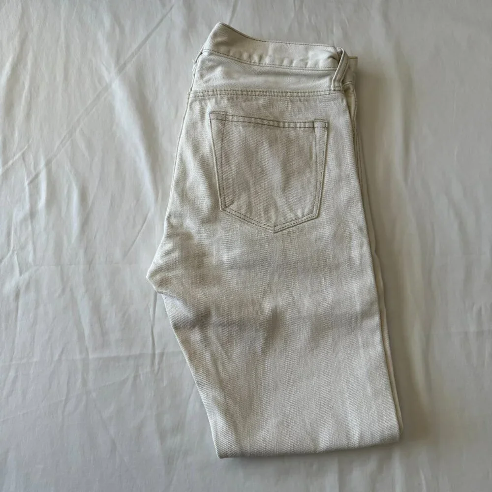 J.Crew 484 Slim White Denim